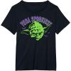 imageStar Wars Halloween Green Yoda Spookiest TShirtBlack
