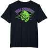 imageStar Wars Halloween Green Yoda Spookiest TShirtBlack