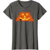 imageStar Wars Halloween JackoLantern and ATAT Logo TShirtAsphalt Grey