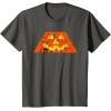 imageStar Wars Halloween JackoLantern and ATAT Logo TShirtAsphalt Grey