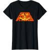 imageStar Wars Halloween JackoLantern and ATAT Logo TShirtBlack