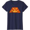 imageStar Wars Halloween JackoLantern and ATAT Logo TShirtNavy Blue