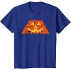 imageStar Wars Halloween JackoLantern and ATAT Logo TShirtRoyal Blue