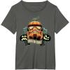 imageStar Wars Halloween Stormtrooper JackoLantern Pumpkin TShirtAsphalt Grey