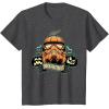 imageStar Wars Halloween Stormtrooper JackoLantern Pumpkin TShirtDark Heather Grey
