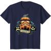 imageStar Wars Halloween Stormtrooper JackoLantern Pumpkin TShirtNavy Blue