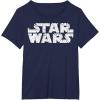 imageStar Wars Mummy Wraps Logo Halloween Graphic TShirt TShirtNavy Blue
