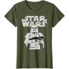 imageStar Wars Stormtrooper Mummy Halloween Costume TShirtOlive Green