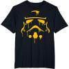 imageStar Wars Stormtrooper Oozing Helmet Halloween TShirtBlack