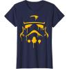 imageStar Wars Stormtrooper Oozing Helmet Halloween TShirtNavy Blue
