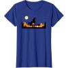 imageStar Wars The Mandalorian Halloween Candy Hunters Silhouette TShirtRoyal Blue