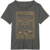 imageStar Wars The Mandalorian Halloween Card Outline TShirtAsphalt Grey