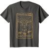 imageStar Wars The Mandalorian Halloween Card Outline TShirtAsphalt Grey