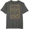 imageStar Wars The Mandalorian Halloween Card Outline TShirtAsphalt Grey