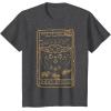 imageStar Wars The Mandalorian Halloween Card Outline TShirtDark Heather Grey