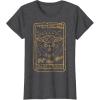 imageStar Wars The Mandalorian Halloween Card Outline TShirtDark Heather Grey