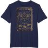 imageStar Wars The Mandalorian Halloween Card Outline TShirtNavy Blue