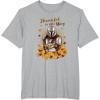 imageStar Wars The Mandalorian Halloween Thankful Is The Way TShirtHeather Grey