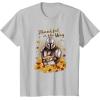 imageStar Wars The Mandalorian Halloween Thankful Is The Way TShirtSilver Grey