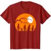 imageStar Wars Trick Or Treat Halloween Silhouette TShirtCranberry Red
