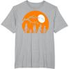 imageStar Wars Trick Or Treat Halloween Silhouette TShirtHeather Grey