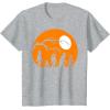 imageStar Wars Trick Or Treat Halloween Silhouette TShirtHeather Grey