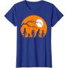 imageStar Wars Trick Or Treat Halloween Silhouette TShirtRoyal Blue