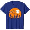 imageStar Wars Trick Or Treat Halloween Silhouette TShirtRoyal Blue