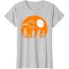 imageStar Wars Trick Or Treat Halloween Silhouette TShirtSilver Grey