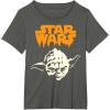 imageStar Wars Yoda Dripping Ooze Logo Halloween TShirtAsphalt Grey