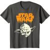 imageStar Wars Yoda Dripping Ooze Logo Halloween TShirtAsphalt Grey