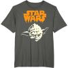 imageStar Wars Yoda Dripping Ooze Logo Halloween TShirtAsphalt Grey