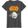 imageStar Wars Yoda Dripping Ooze Logo Halloween TShirtDark Heather Grey