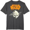 imageStar Wars Yoda Dripping Ooze Logo Halloween TShirtDark Heather Grey