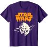 imageStar Wars Yoda Dripping Ooze Logo Halloween TShirtPurple