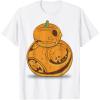 imageStar Wars BB8 Pumpkin Carving Halloween TShirtWhite