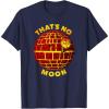 imageStar Wars Classic Halloween Thats No Moon Logo TShirtNavy Blue