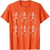 imageStar Wars Clone Trooper Dancing Skeletons Halloween TShirtOrange