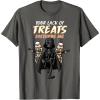 imageStar Wars Darth Vader Skeleton Halloween TShirtAsphalt Grey