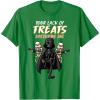 imageStar Wars Darth Vader Skeleton Halloween TShirtKelly Green