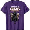 imageStar Wars Darth Vader Skeleton Halloween TShirtPurple