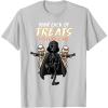 imageStar Wars Darth Vader Skeleton Halloween TShirtSilver Grey