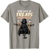 imageStar Wars Darth Vader Skeleton Halloween TShirtSlate Grey