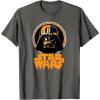 imageStar Wars Darth Vader Spooky Dripping Logo Halloween TShirtAsphalt Grey