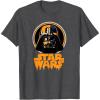 imageStar Wars Darth Vader Spooky Dripping Logo Halloween TShirtDark Heather Grey