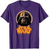 imageStar Wars Darth Vader Spooky Dripping Logo Halloween TShirtPurple