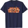 imageStar Wars Halloween Darth Vader Spooky Empire Movie Logo TShirtNavy Blue