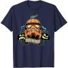 imageStar Wars Halloween Stormtrooper JackoLantern Pumpkin TShirtNavy Blue