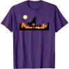 imageStar Wars The Mandalorian Halloween Candy Hunters Silhouette TShirtPurple
