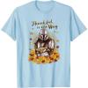 imageStar Wars The Mandalorian Halloween Thankful Is The Way TShirtBaby Blue